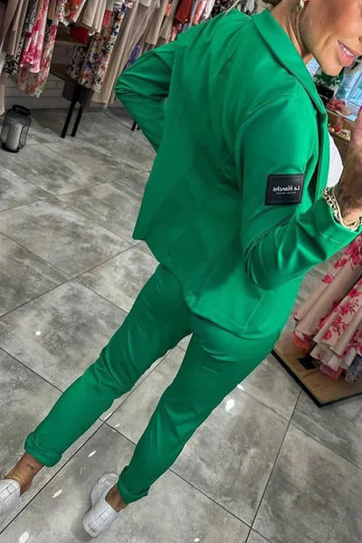 Isabelle | Chic Blazer Jogger Set