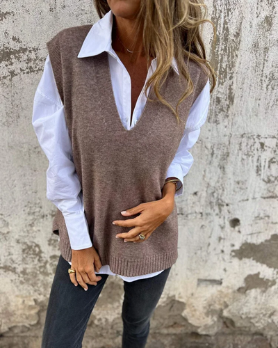 Jessica | Knit Sweater Vest