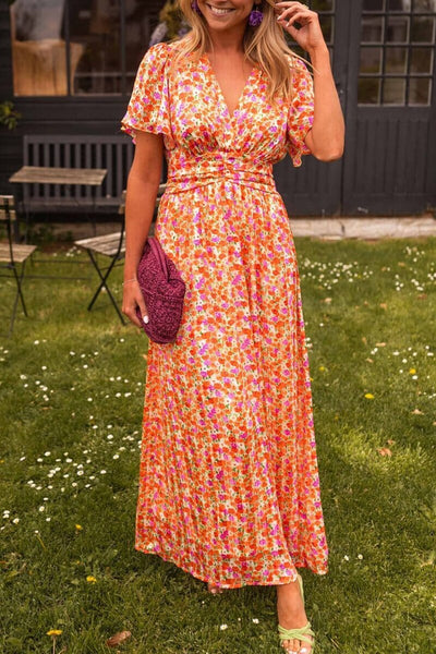 Julissa® | Radiant Petal Maxi Dress