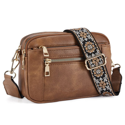 Olivia | Elegant and Versatile Crossbody Bag with Trendy Patterned Adjustable Strap