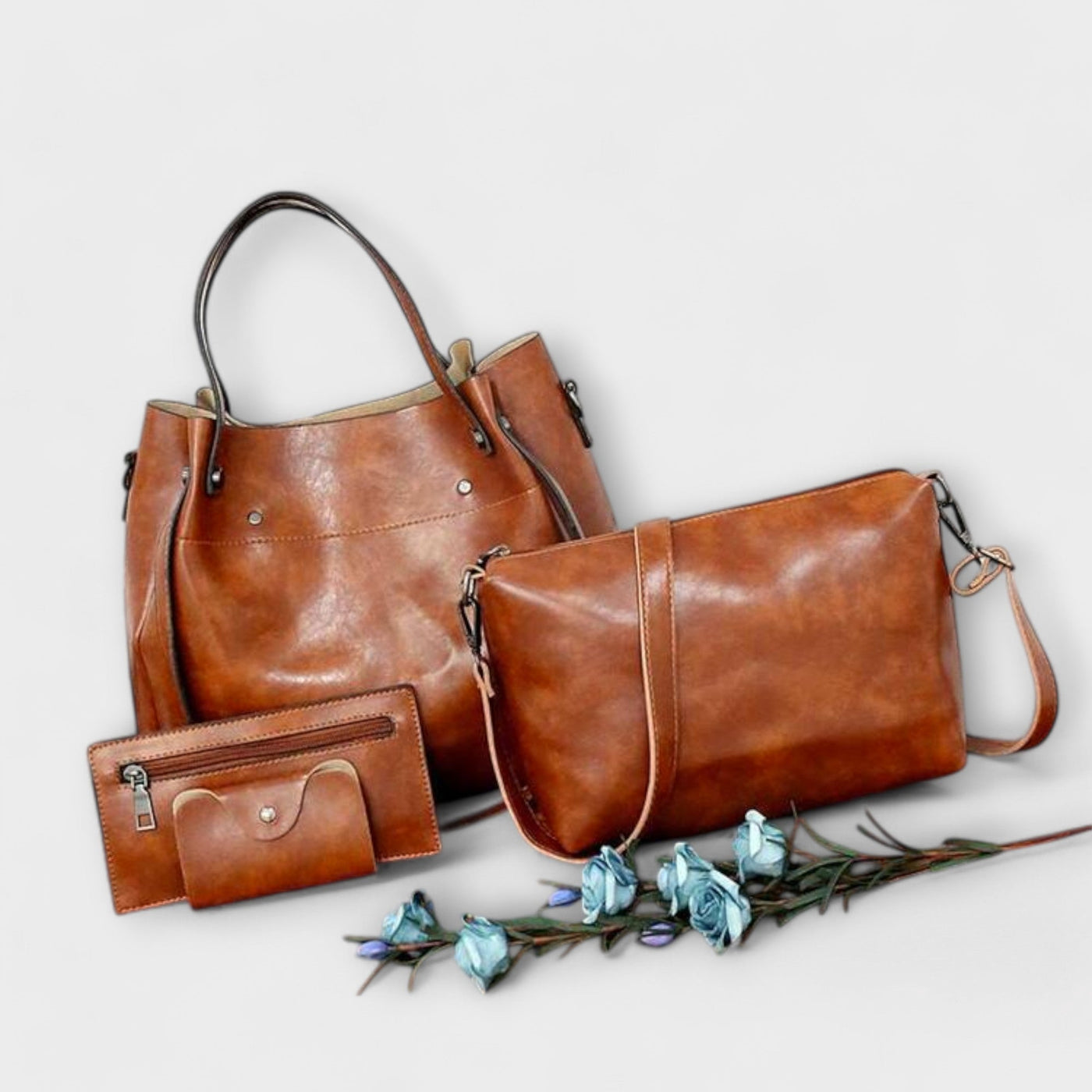 Emma | Elegant 4-Piece Vintage Bag Set for Timeless Style