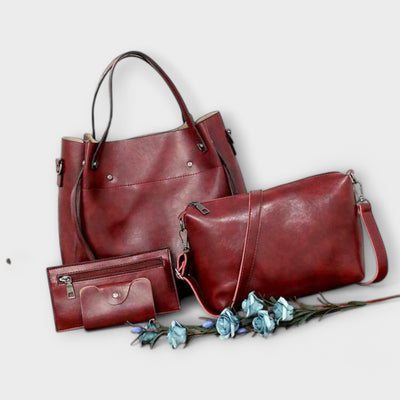 Emma | Elegant 4-Piece Vintage Bag Set for Timeless Style
