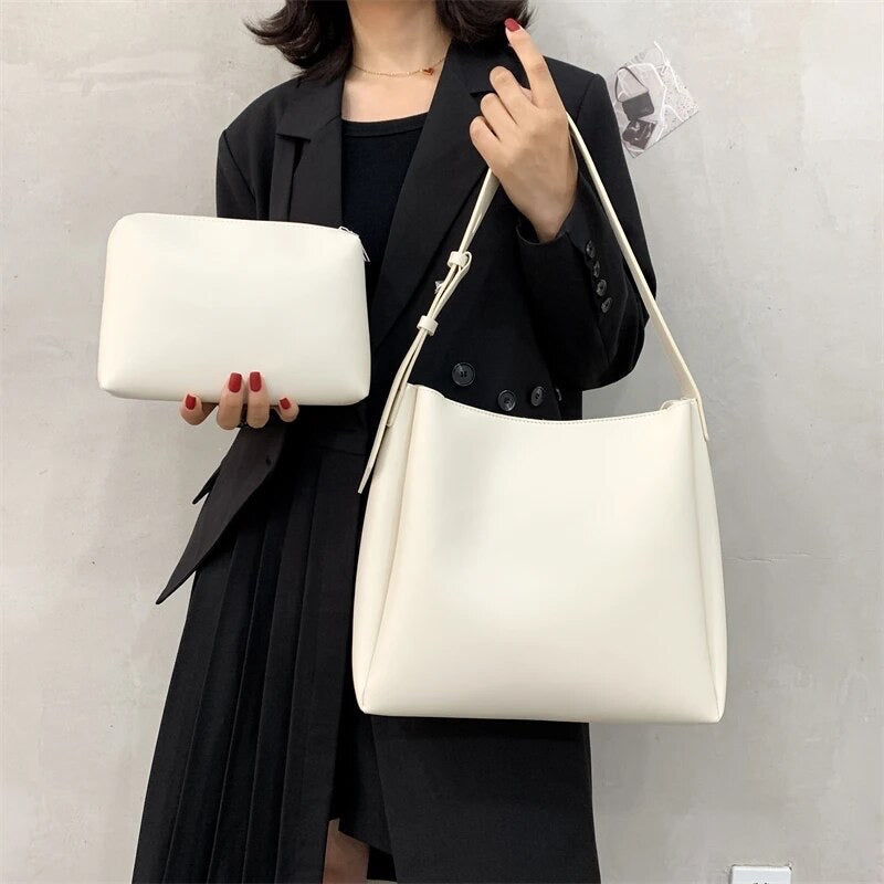 Georgina | Elegant minimalist shoulder bag with modern design for a sophisticated look