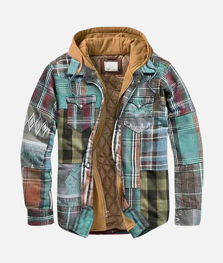 Alain™ | Patchwork Check Jacket