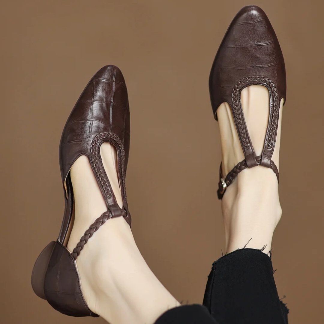 Sarah&Kate™| Kepa Leather Mary Janes