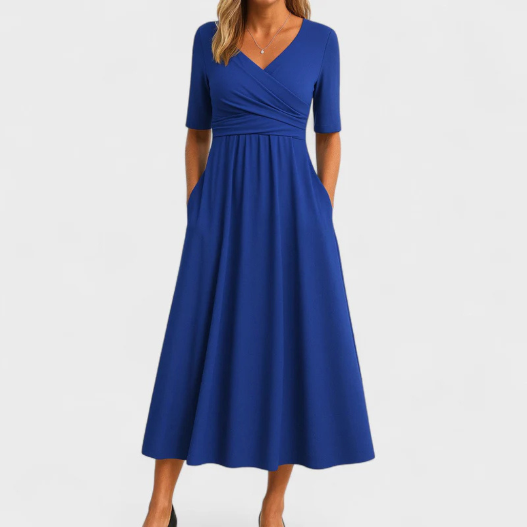 Pamela | Elegant Dress with Tummy Coverage