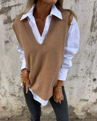 Jessica | Knit Sweater Vest