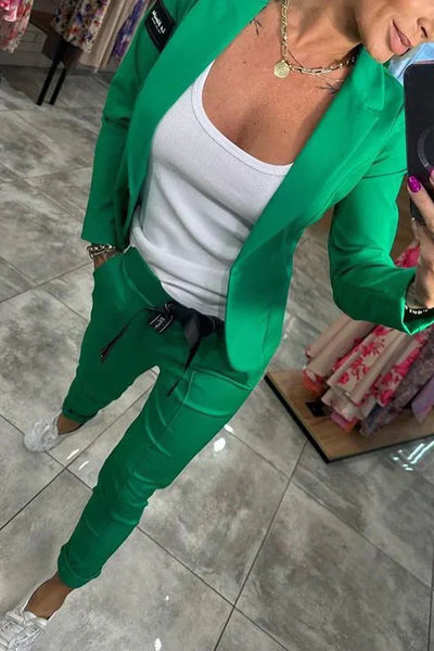 Isabelle | Chic Blazer Jogger Set