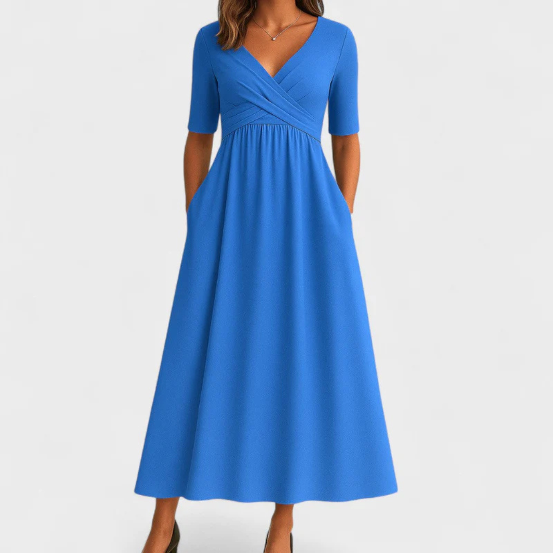 Pamela | Elegant Dress with Tummy Coverage
