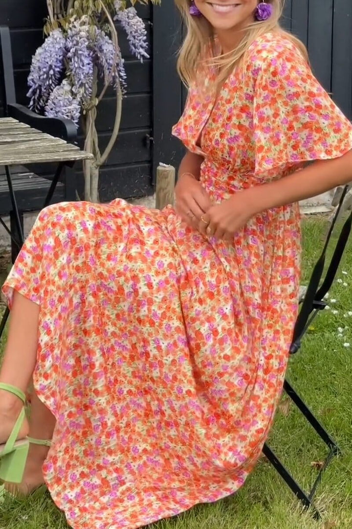 Julissa® | Radiant Petal Maxi Dress