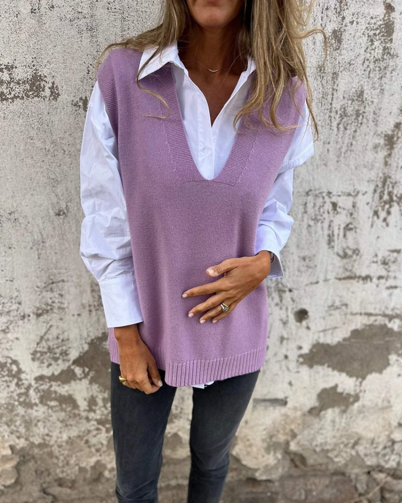 Jessica | Knit Sweater Vest