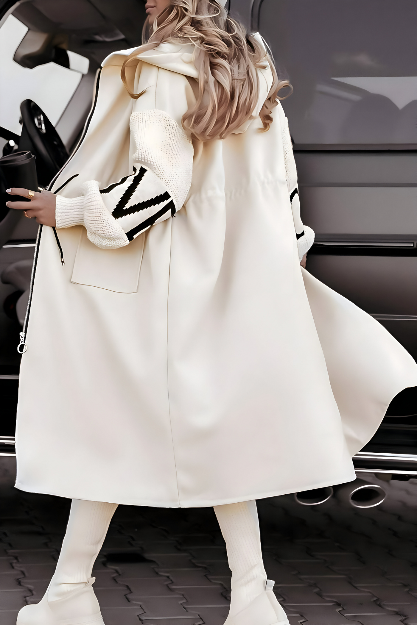Holly | Elegant Hooded Coatigan