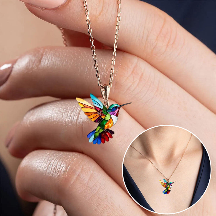 Lena™ | Elegant Hummingbird Necklace