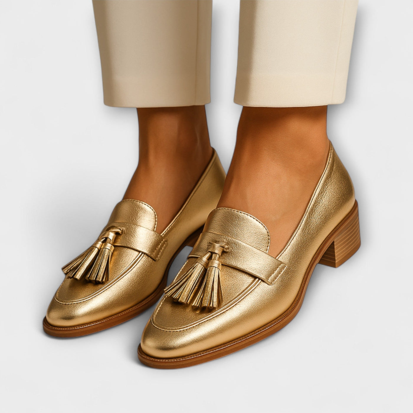 Celes - Golden Loafers