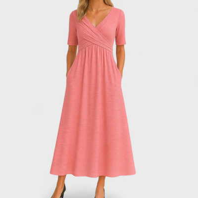 Pamela | Elegant Dress with Tummy Coverage