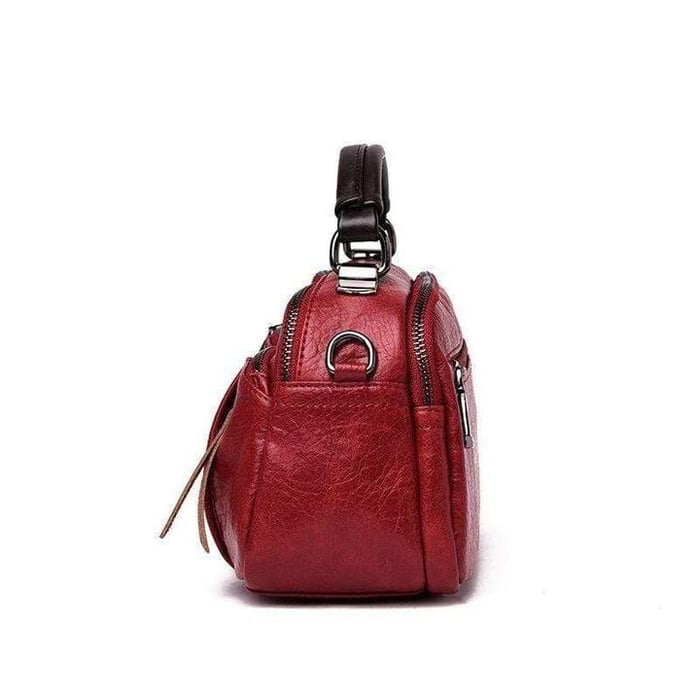 Nicola | Elegant and Versatile Small Bag in Warm Golden Cognac Color