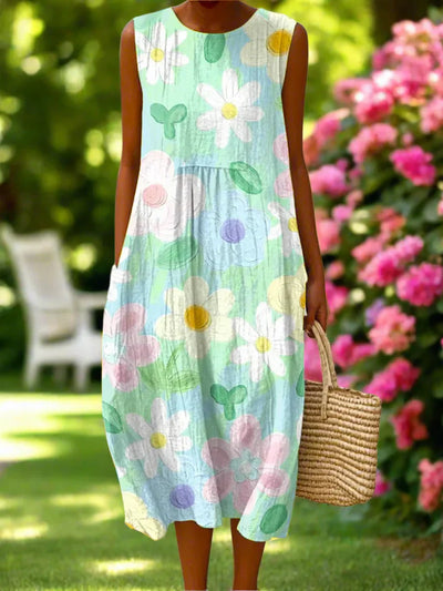 Roselora® | Watercolor Floral Sundress