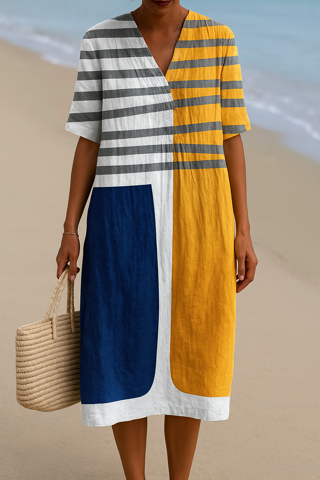 Yvonne | Color Block Dress