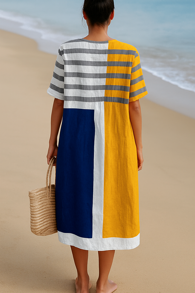 Yvonne | Color Block Dress