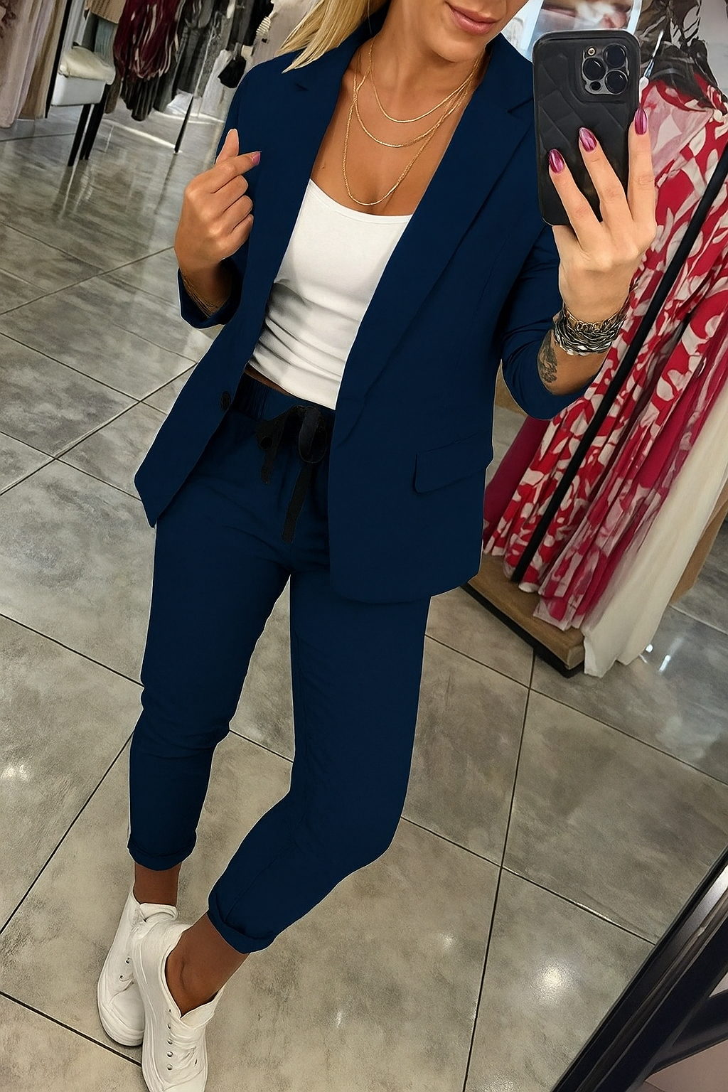 Isabelle | Chic Blazer Jogger Set