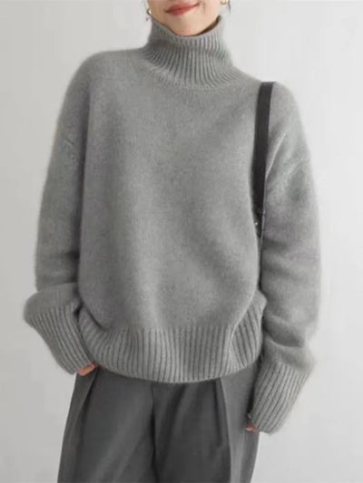 Isabella - Cashmere High Collar