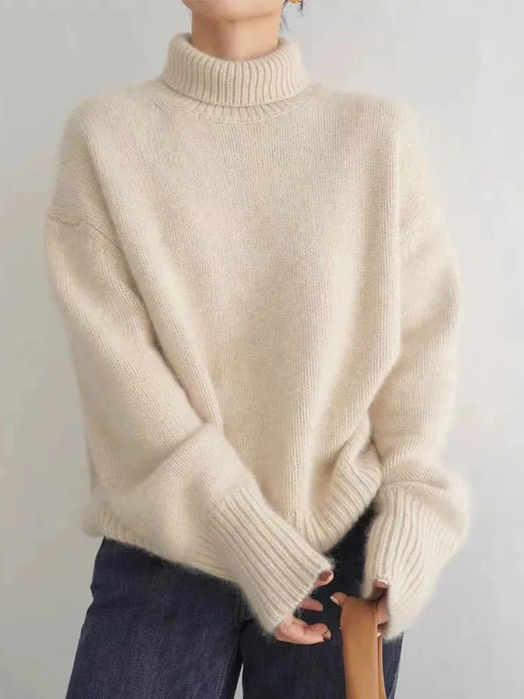 Isabella - Cashmere High Collar