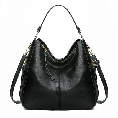 Christine | Elegant and Spacious Everyday Bag in Timeless Black Design for Stylish Days