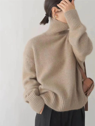 Isabella - Cashmere High Collar