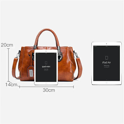 Jane | Elegant handbag with stylish braided handle for a sophisticated look