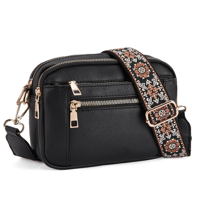 Olivia | Elegant and Versatile Crossbody Bag with Trendy Patterned Adjustable Strap