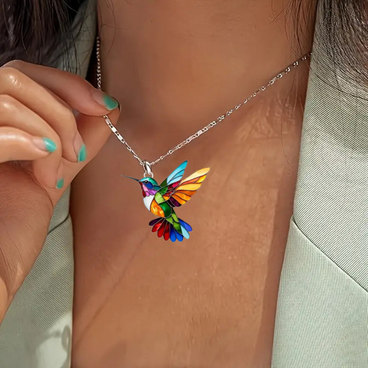 Lena™ | Elegant Hummingbird Necklace