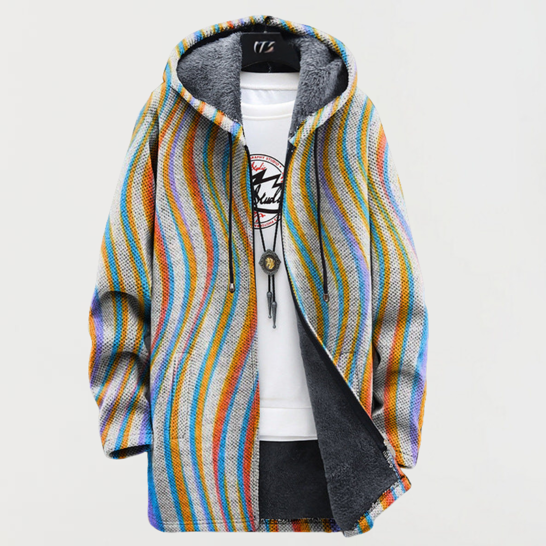 Maya | Vortex Stripe Cardigan