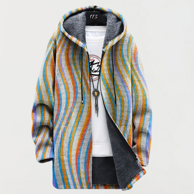 Maya | Vortex Stripe Cardigan