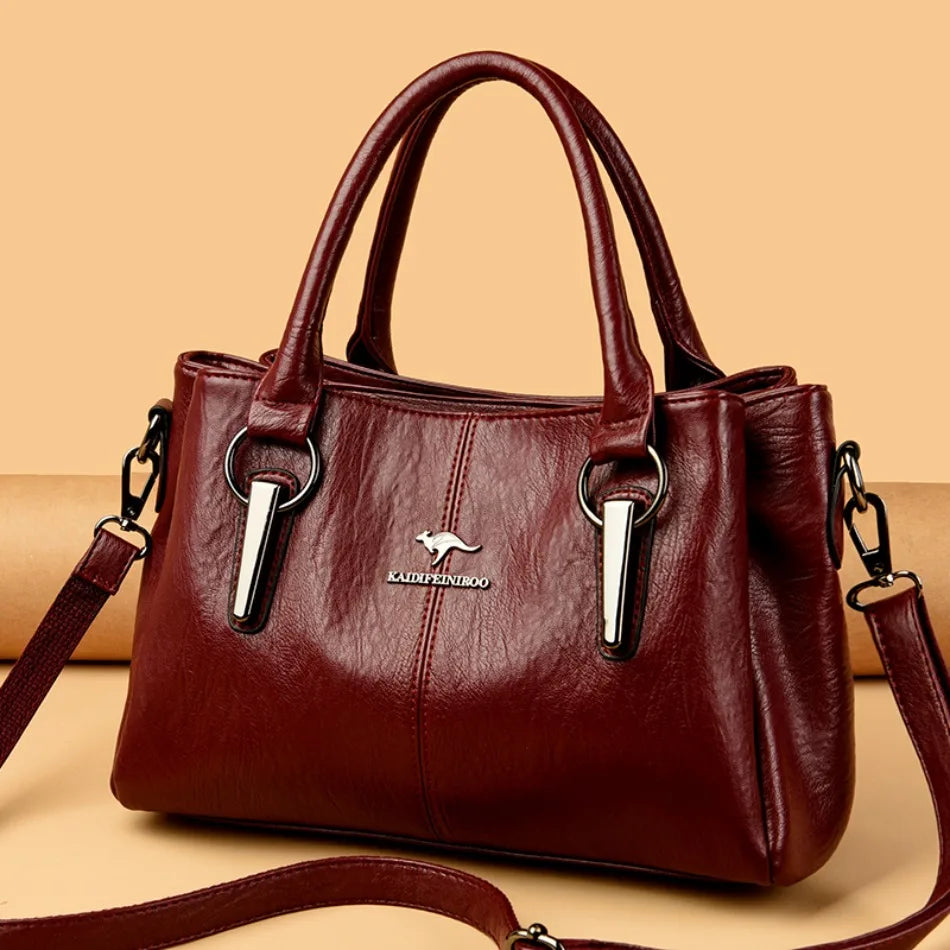Noora™ | Soft Leather Crossbody Bag