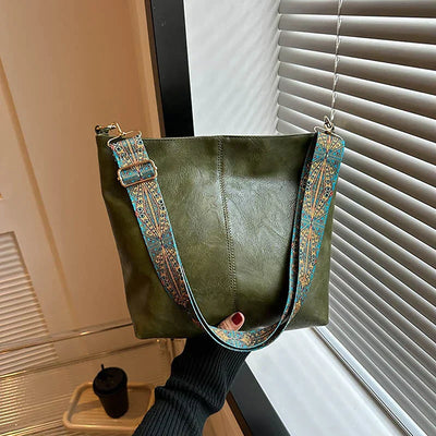 Charlotte | Elegant Classic Shoulder Bag with Adjustable Patterned Strap for Style and Comfort
