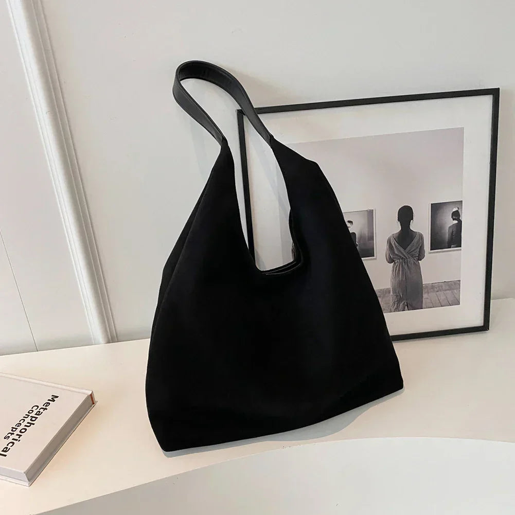 Jada | Elegant Suede Leather Tote Bag for Stylish Occasions