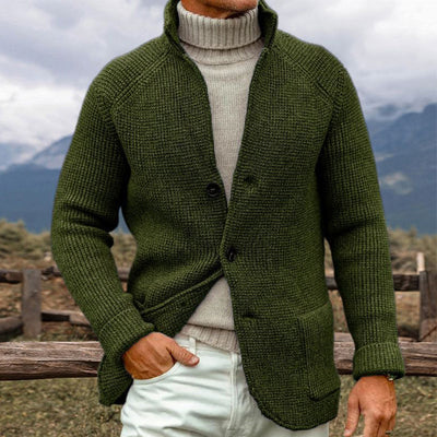 Jett - Knitted Cardigan in Chunky Knit Look
