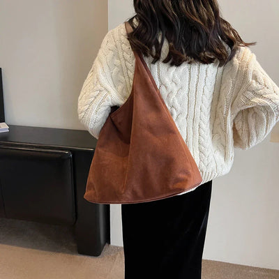 Jada | Elegant Suede Leather Tote Bag for Stylish Occasions