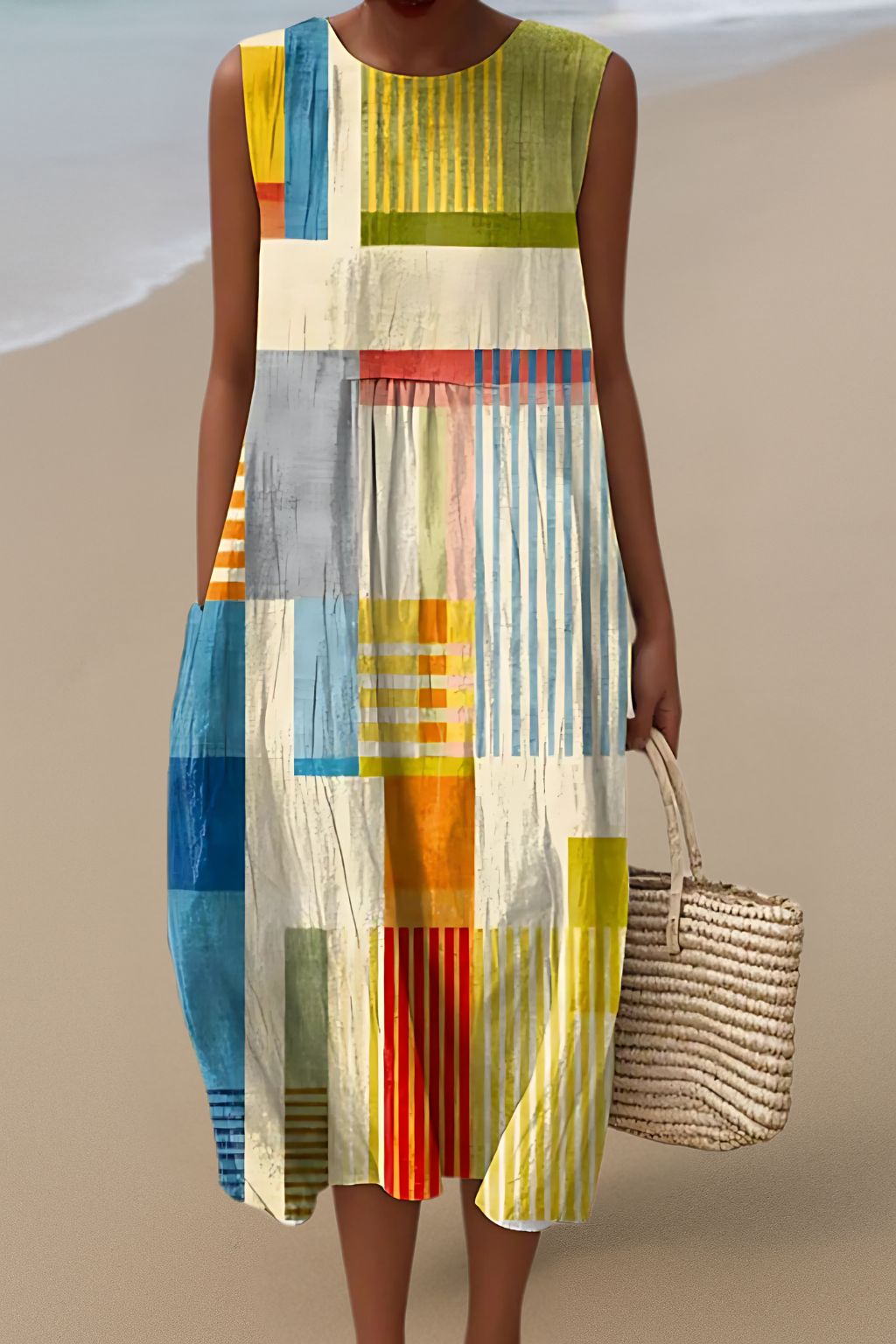 Hazel | Sleeveless Dress Simple Charm for Sunny Days