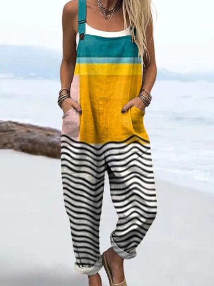 Ilse | Striped Overalls