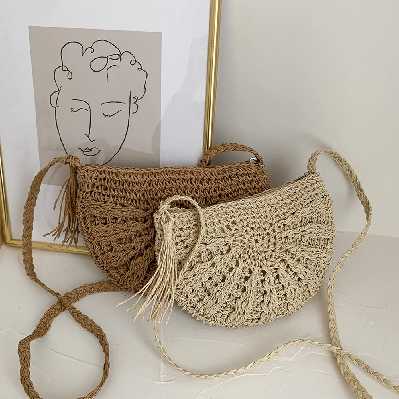 Amelia | Elegant Crochet Shoulder Bag with Bohemian Style for a Unique and Stylish Look