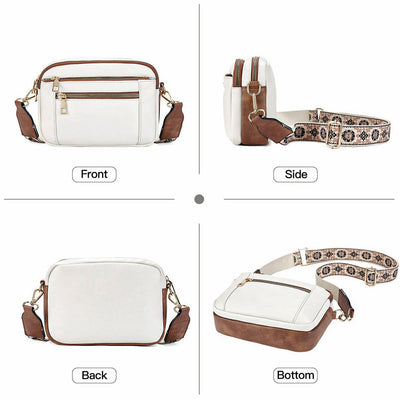 Olivia | Elegant and Versatile Crossbody Bag with Trendy Patterned Adjustable Strap