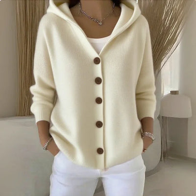 Freya – Hooded Button Vest