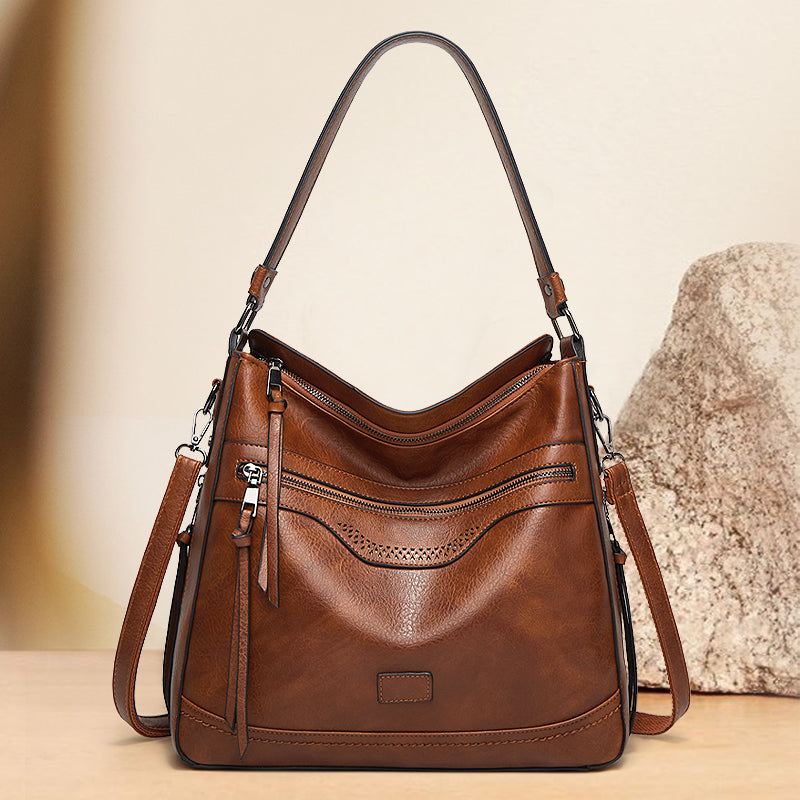 Mary | Stylish and elegant shoulder bag with flowing wave design