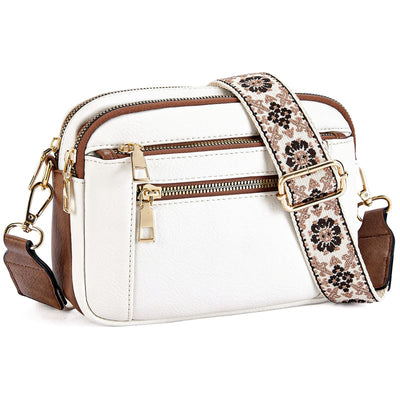 Olivia | Elegant and Versatile Crossbody Bag with Trendy Patterned Adjustable Strap