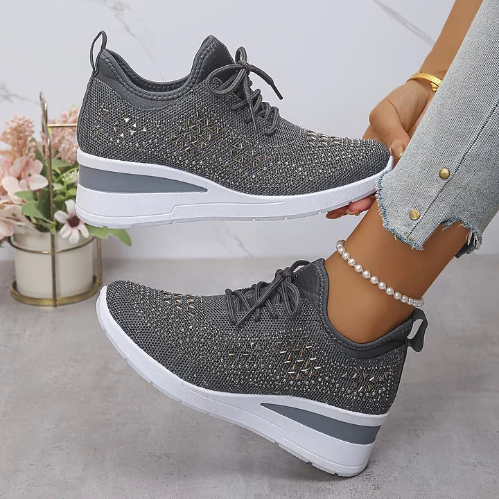 Olivia – Elegant Sparkling Orthopedic Sneakers