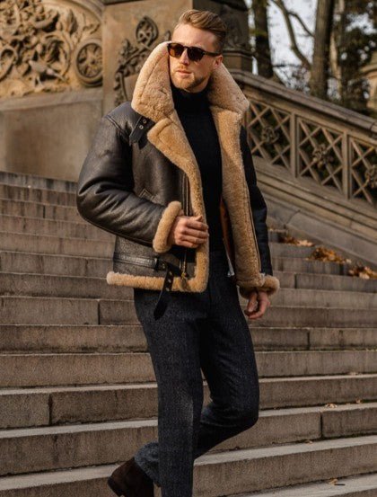 Fletcher™ | Premium Shearling Leather Jacket