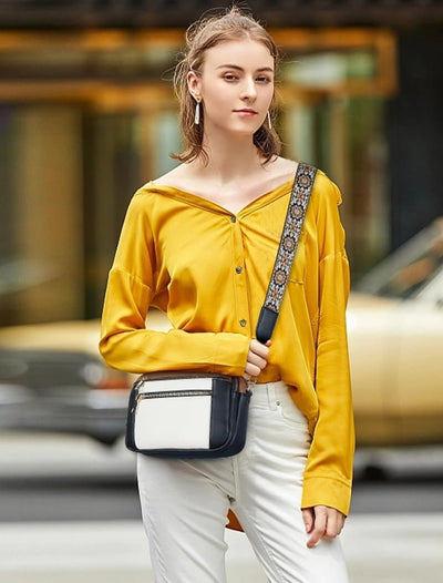 Olivia | Elegant and Versatile Crossbody Bag with Trendy Patterned Adjustable Strap