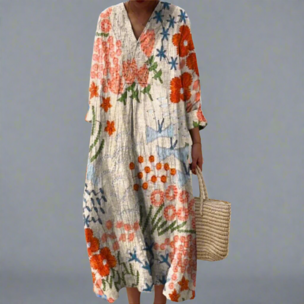 Gillian | Summer embroidered dress