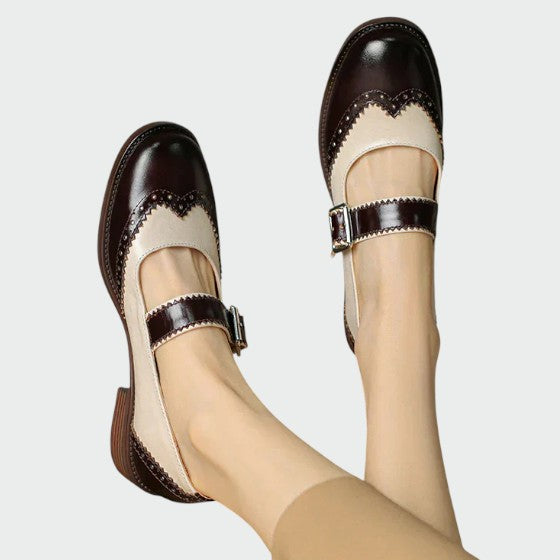 Olivia – Leather Mary Janes